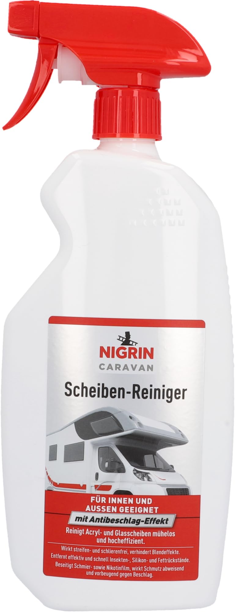 NIGRIN 20034 Caravan Acryl- und Scheibenreiniger für Innen und Aussen 0,75 Liter von NIGRIN