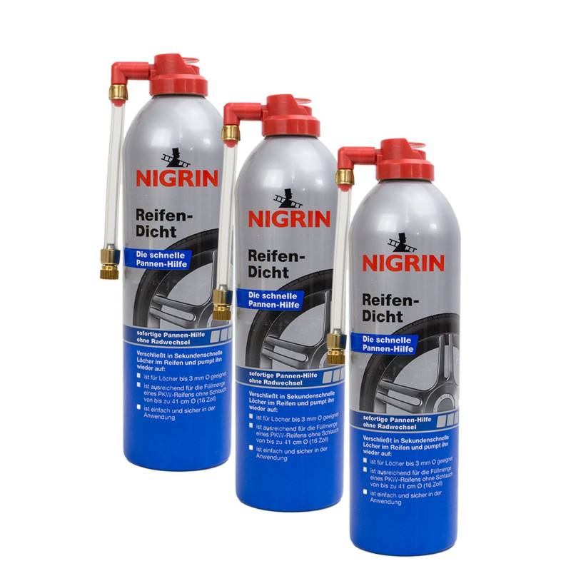 NIGRIN 3X 74074 Reifendicht 500 ml von NIGRIN
