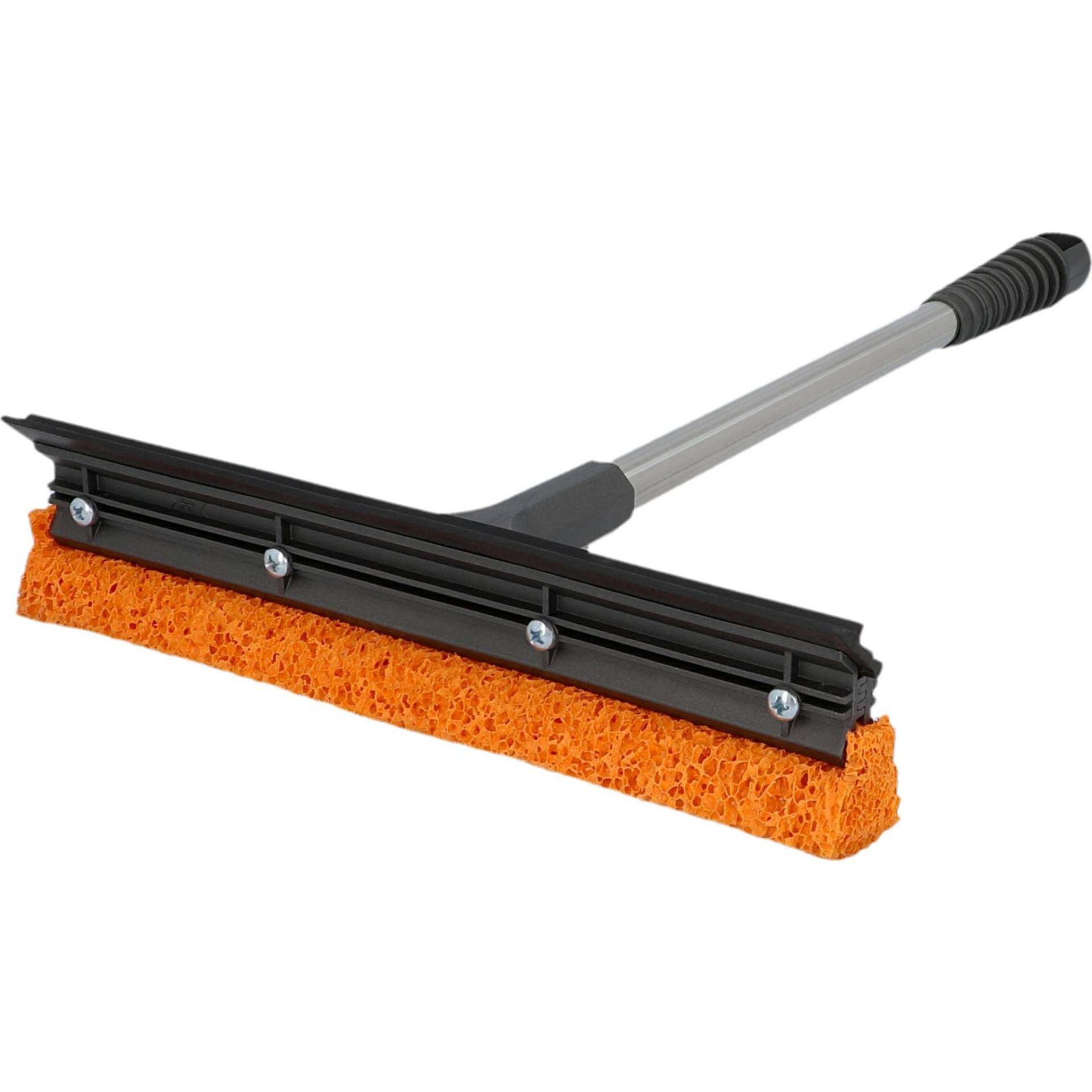 NIGRIN Scheibenreiniger 240 x 410 mm, mit Abziehlippe und Gummischwamm, Länge: 41 cm, grau NIGRIN Scheibenreiniger 240 x 410 mm, mit Abziehlippe und Gummischwamm, Länge: 41 cm, grau von NIGRIN