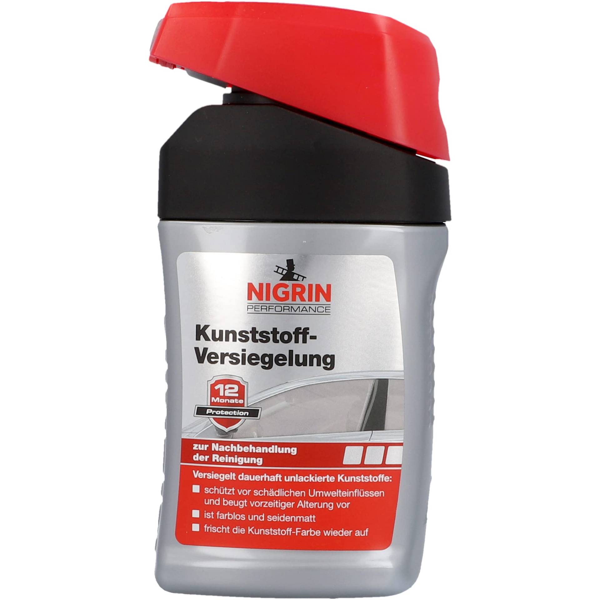 NIGRIN Performance Kunststoff Tiefenversiegelung, für unlackierte Kunststoffe, versieglt dauerhaft, 300 ml von NIGRIN