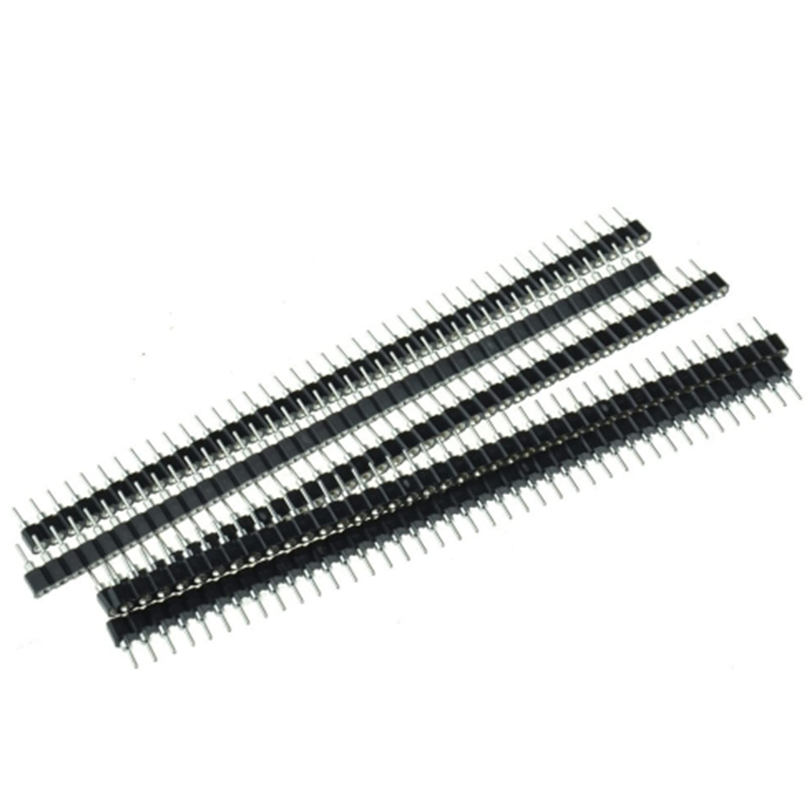 Nikou 5 Stück 1x40P 2.54mm Round Hole Female Header Tin Single Row 40Pin PCB IC Crystal Socket Connector für Leiterplatten, Schaltungsexperimente Nikou 5 Stück 1x40P 2.54mm Round Hole Female Header Tin Single Row 40Pin PCB IC Crystal Socket Connector für Leiterplatten, Schaltungsexperimente von Nikou