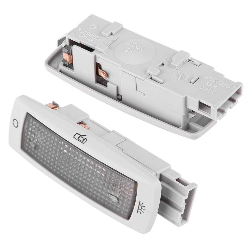 Kartenleseleuchte, Deckenleuchte silber for G0LF P44S4T BeeT1e Tiguan 3B0947291B Rear Reading Deckenleuchte von Nikou