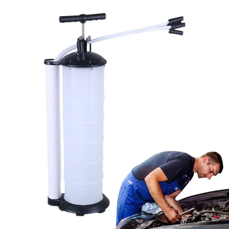Fluidpumpe Automobile, Getriebeflüssigkeitspumpe | Manuelles Öl- und Wasserextraktor,Tragbare Handheld-Schnellanlagen-Anti-Leak-Ölpumpe, 7 l großer Kapazität für Automobilmarine, von Niktule