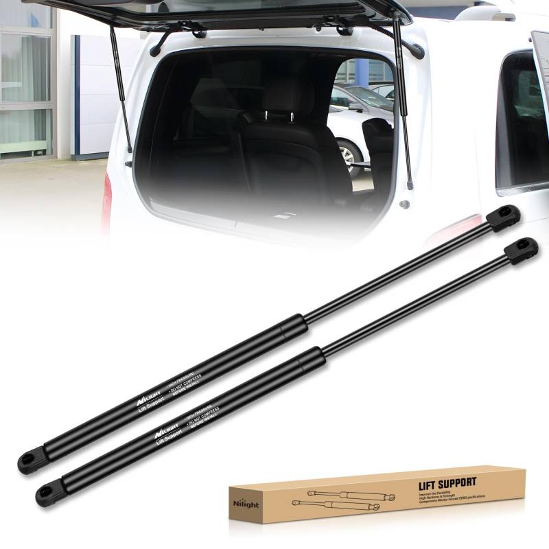 Nilight Heckscheiben-Glasstreben 4185 für Chevrolet Suburban Tahoe GMC Yukon Cadillac Escalade 2000-2006, Heckstoßdämpfer Gasdruckfedern 68,6 cm, 2 Stück Set Stange von Nilight