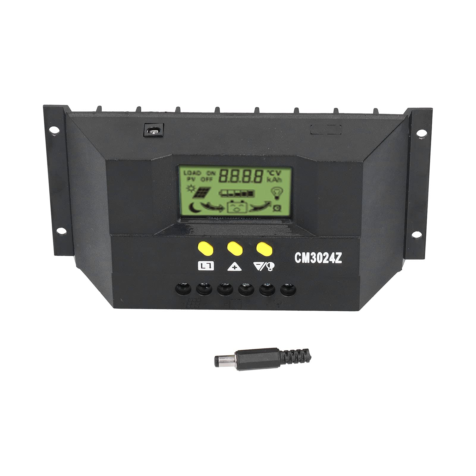 Nimomo Solar CM3024Z PWM Solarladeregler 12V 24V (30A) mit LCD Display und Intelligenter Steuerung von Nimomo