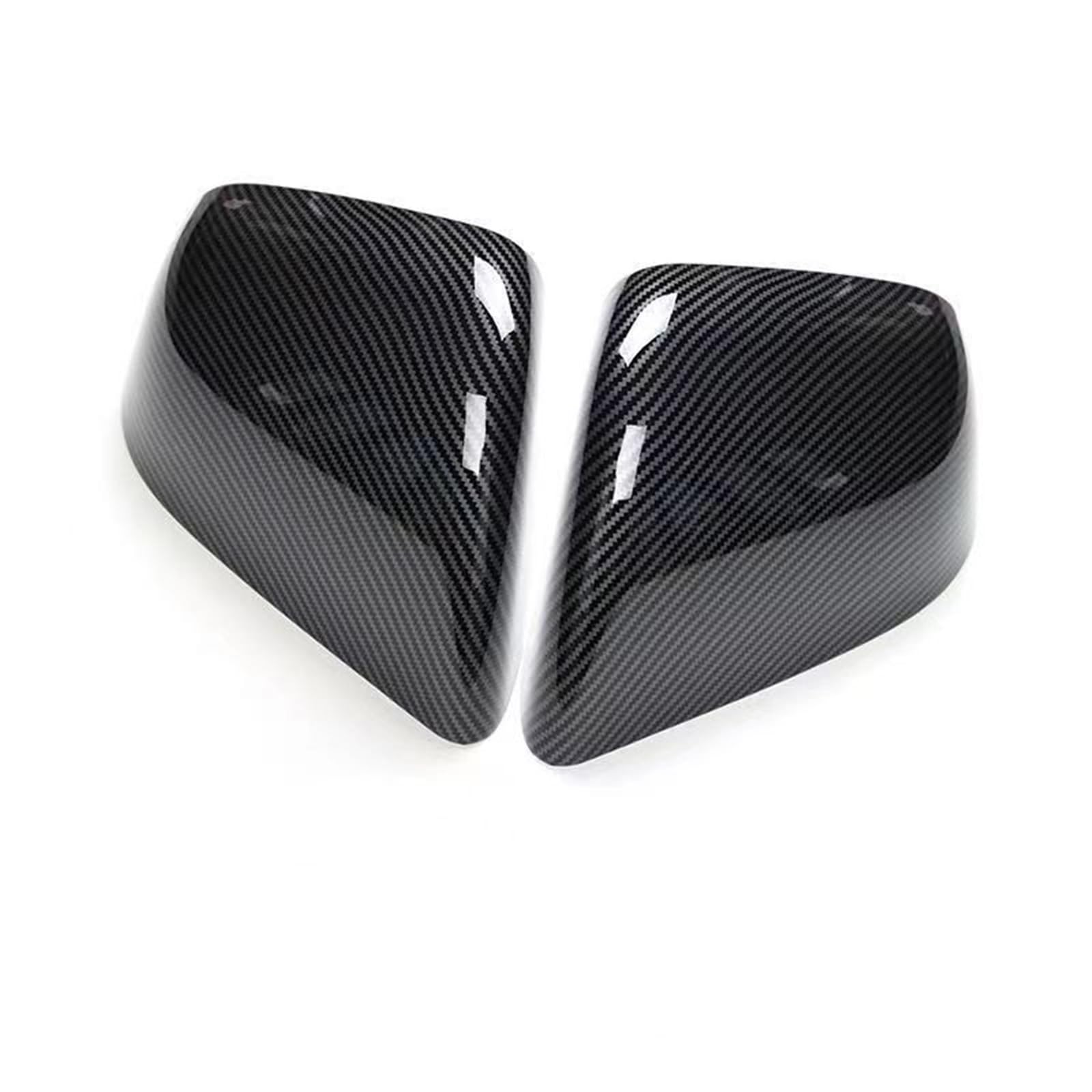 Auto Spiegelkappen Auto Rückspiegel Abdeckung Helle Matte Carbon Faser Rückspiegel Dekorative Shell Außen Zubehör Für Tesla Für Modell 3 Rückspiegel Kappe(For model Y.1) von NingRuiBhd