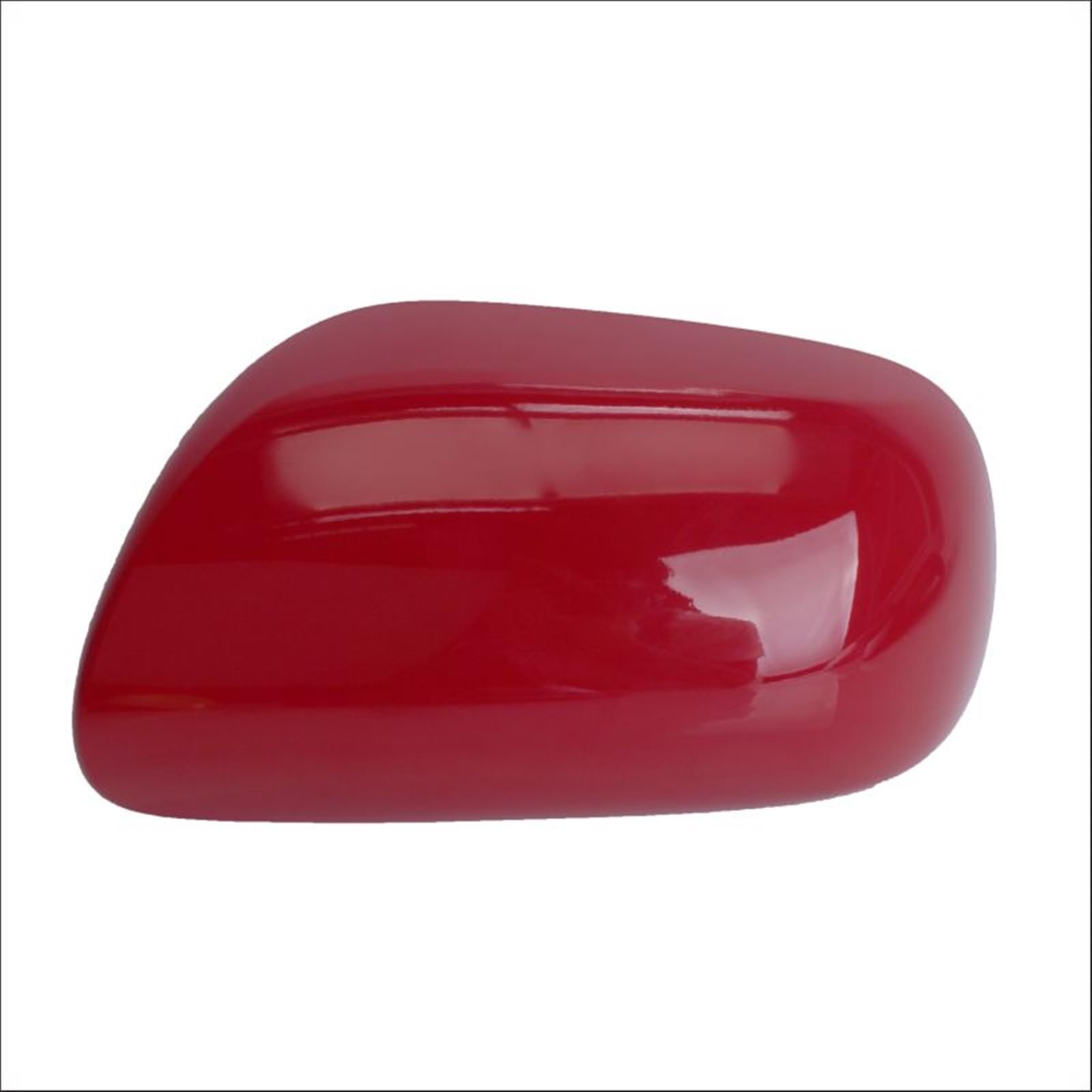 Auto Spiegelkappen Auto Zubehör Rückspiegel Abdeckung Reverse Spiegel Shell Spiegel Fall Gehäuse Für Toyota Für Yaris 2006-2011 Rückspiegel Kappe(Red Left) von NingRuiBhd