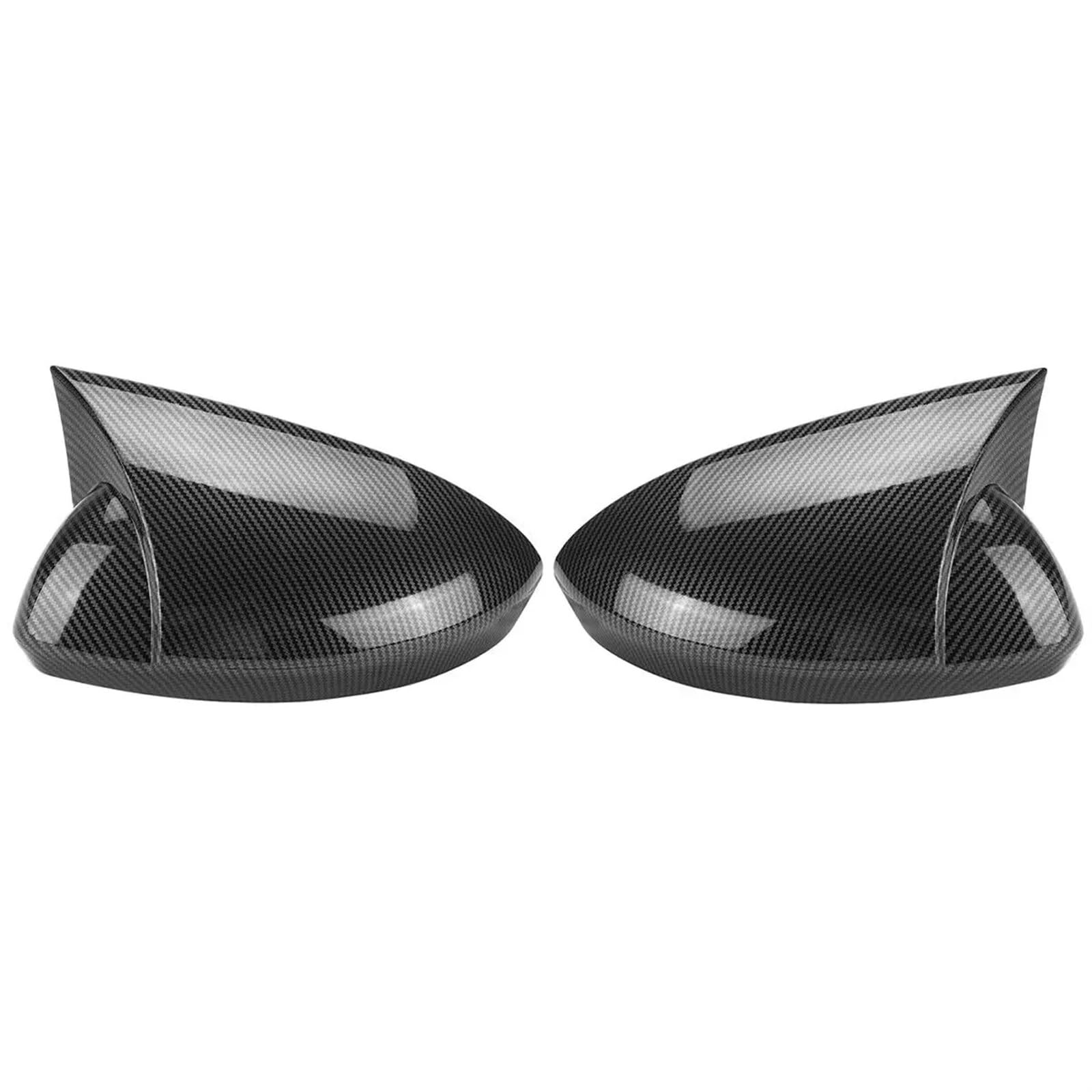 Auto Spiegelkappen Für Megane 4 MK4 2016-2020 Auto Rück Seite Spiegel Abdeckung Flügel Kappe Aufkleber Außentür Fall Trim Carbon Faser Auto Rückspiegel Kappe(Carbon) von NingRuiBhd