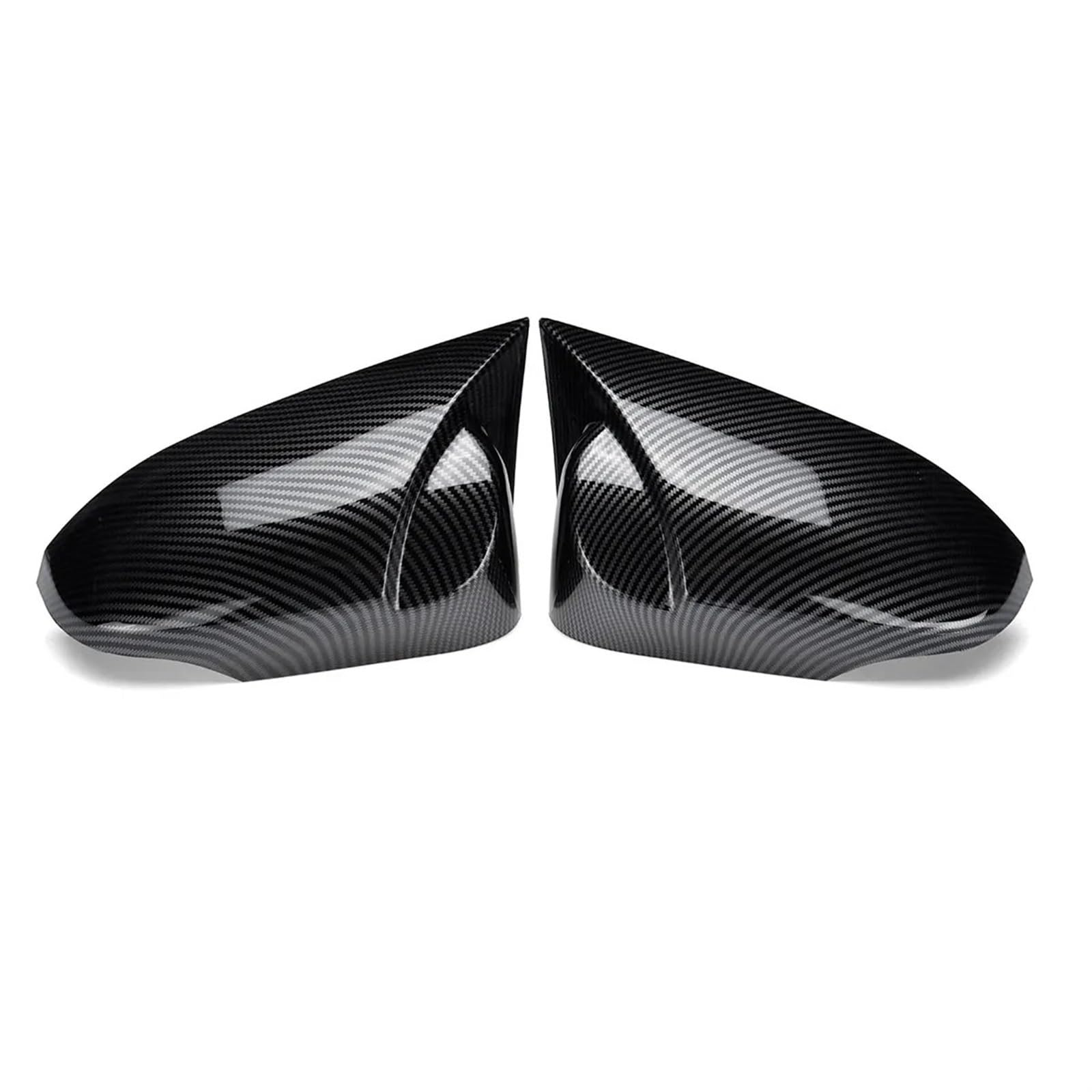 Auto Spiegelkappen Paar Tür Spiegel Abdeckung Shell Rückspiegel Kappe Abdeckung Add-On Für Toyota Für CHR 2017-2021 Für Corolla 2014-2017 Rückspiegel Kappe(Carbon Fiber Look) von NingRuiBhd