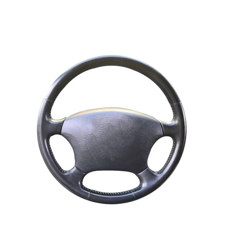 Lenkradabdeckung Lenkradhülle Für Toyota Für Land Für Cruiser Für Prado 120 Hand Nähen Auto Lenkrad Abdeckung Leder(Yellow Thread) von NingRuiBhd