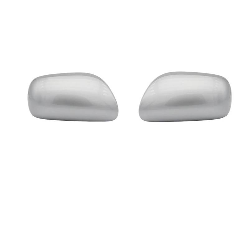 Türspiegelabdeckung Autospiegelkappe Für Toyota Für Corolla Für Altis 2007 2008 2009 2010 2011 2012 2013 Flügelseite Rückspiegel Shell Cover Gehäuse Lackiert(Silver Left Right) von NingRuiBhd
