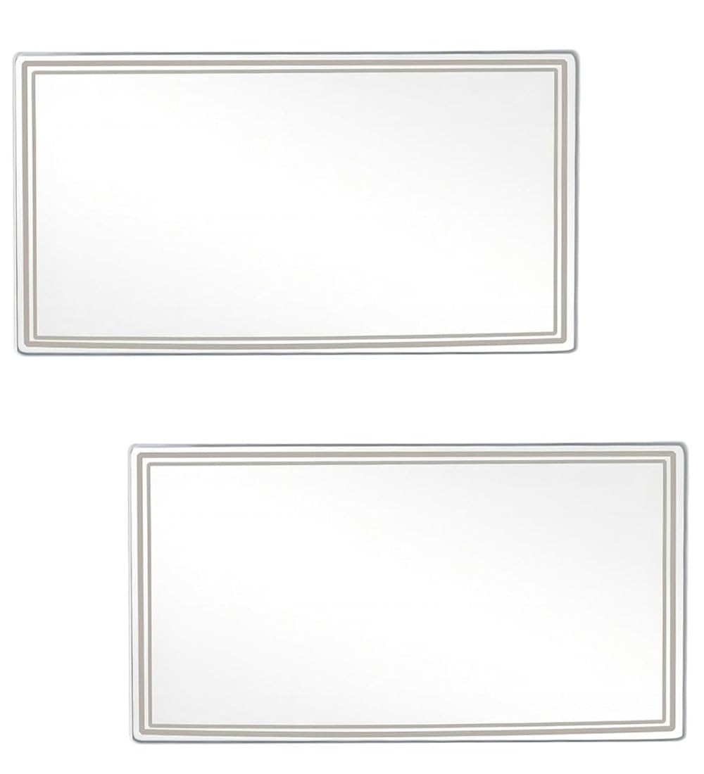 2pcs Auto Sonnenblende und Sitz zurück HD Make-up-Spiegel | selbstklebend Edelstahl tragbare Rückspiegel, Universal 2pcs Auto Sonnenblende und Sitz zurück HD Make-up-Spiegel | selbstklebend Edelstahl tragbare Rückspiegel, Universal von Ningchuya