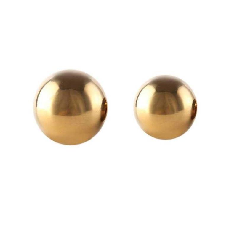 Metall Edelstahlkugel Glänzende Kugel Hohlkugel-42 MM von Ningvong
