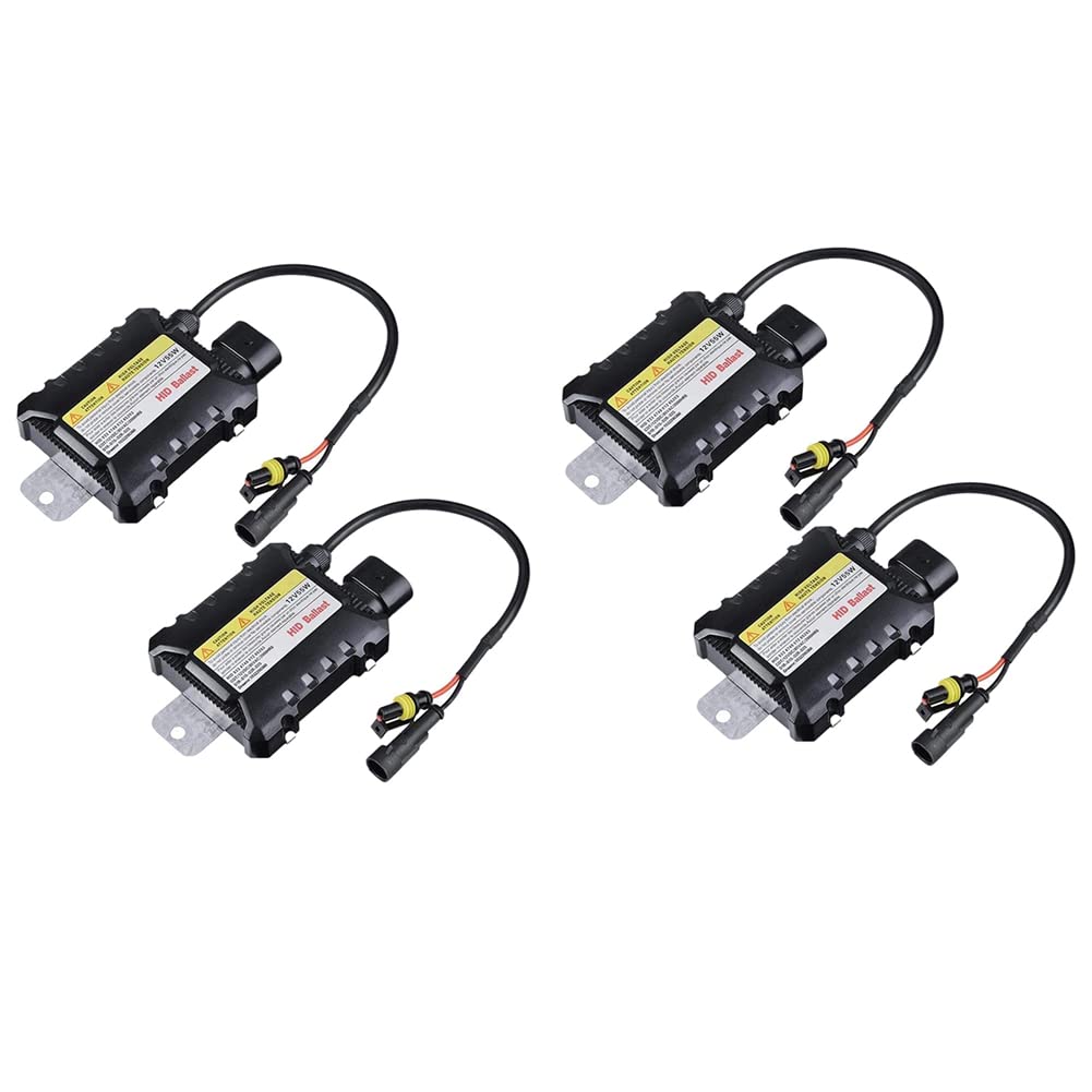 Niniang 4 x 55 W HID Bi Xenon Vorschaltgerät 12 V Digital Slim Vorschaltgerät Fast Bright Electronic Vorschaltgerät für H1 H3 H3C H4-1 H4-2 H7 Niniang 4 x 55 W HID Bi Xenon Vorschaltgerät 12 V Digital Slim Vorschaltgerät Fast Bright Electronic Vorschaltgerät für H1 H3 H3C H4-1 H4-2 H7 von Niniang