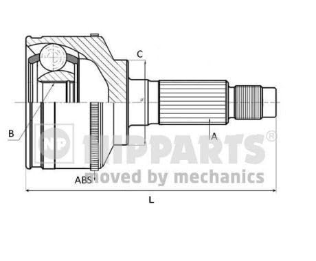 NIPPARTS N2823148 Antriebselemente NIPPARTS N2823148 Antriebselemente von Nipparts