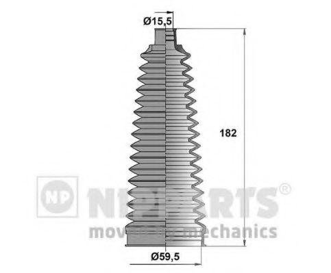 NIPPARTS N2842043 Spurstangen von Nipparts