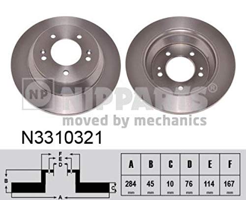 NIPPARTS N3310321 Bremsscheiben von Nipparts