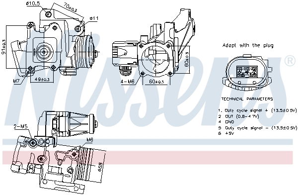 AGR-Ventil Nissens 98387 AGR-Ventil Nissens 98387 von Nissens
