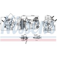 Klimakompressor NISSENS 890594 Klimakompressor NISSENS 890594 von Nissens