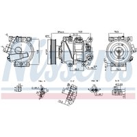 Klimakompressor NISSENS 890896 Klimakompressor NISSENS 890896 von Nissens