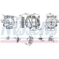 Klimakompressor NISSENS 890896 von Nissens