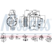 Klimakompressor NISSENS 891044 von Nissens