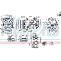 Kompressor, Klimaanlage NISSENS 890420 Kompressor, Klimaanlage NISSENS 890420 von Nissens