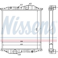 Kühler, Motorkühlung NISSENS 625502 von Nissens