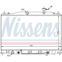 Kühler, Motorkühlung NISSENS 67503 von Nissens