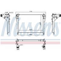 Ladeluftkühler NISSENS 961218 von Nissens