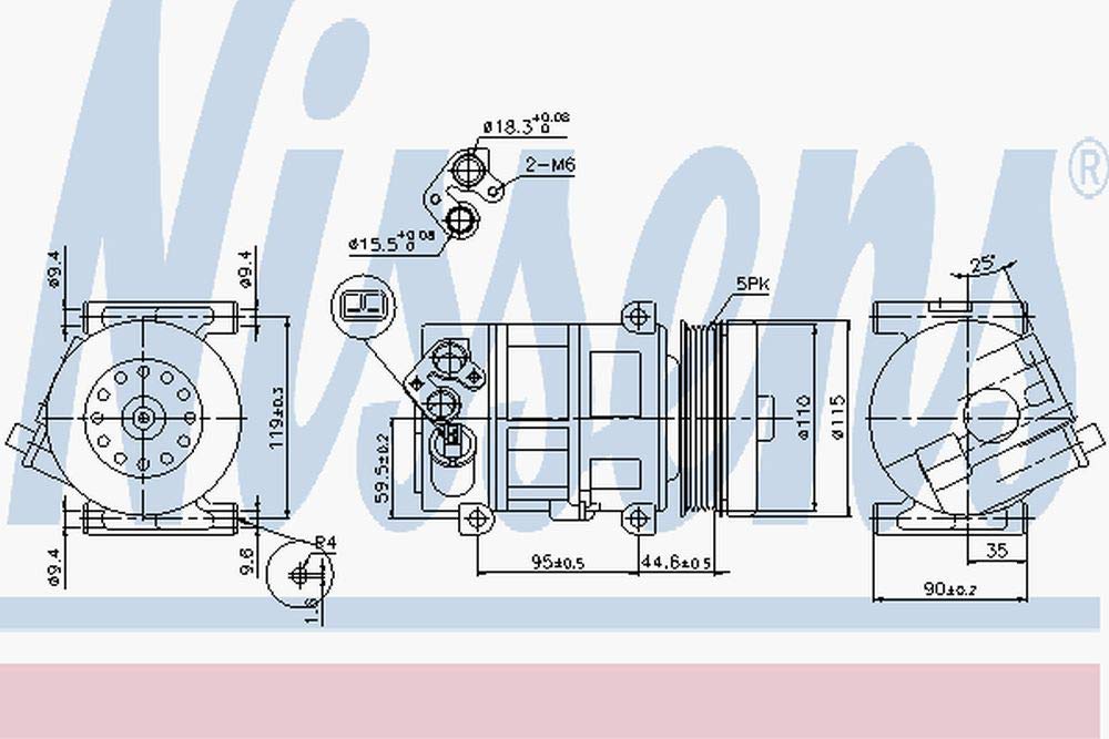 NISSENS 89202 Kompressor, Klimaanlage NISSENS 89202 Kompressor, Klimaanlage von Nissens