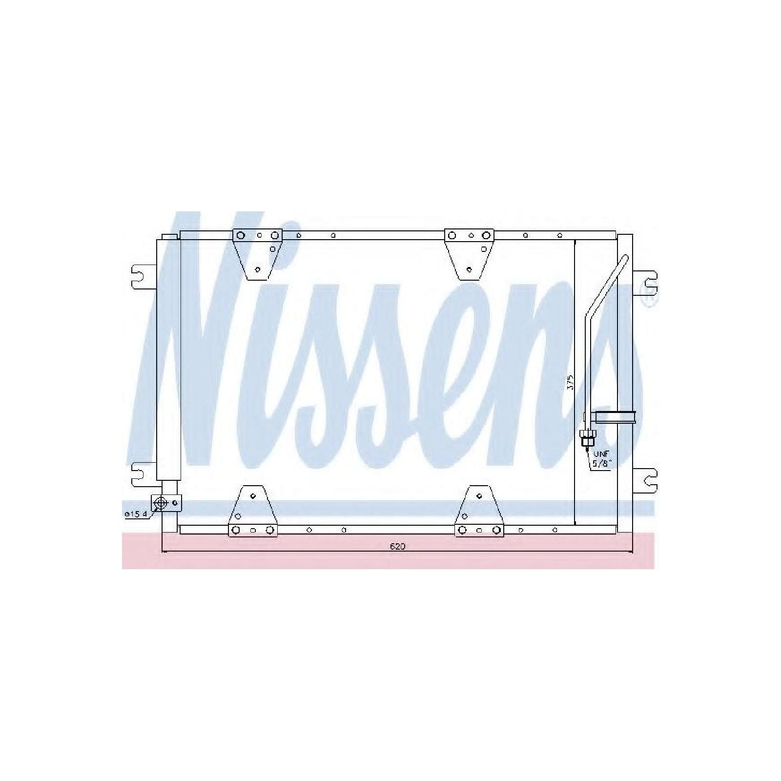 NISSENS 940174 Kondensator, Klimaanlage von Nissens