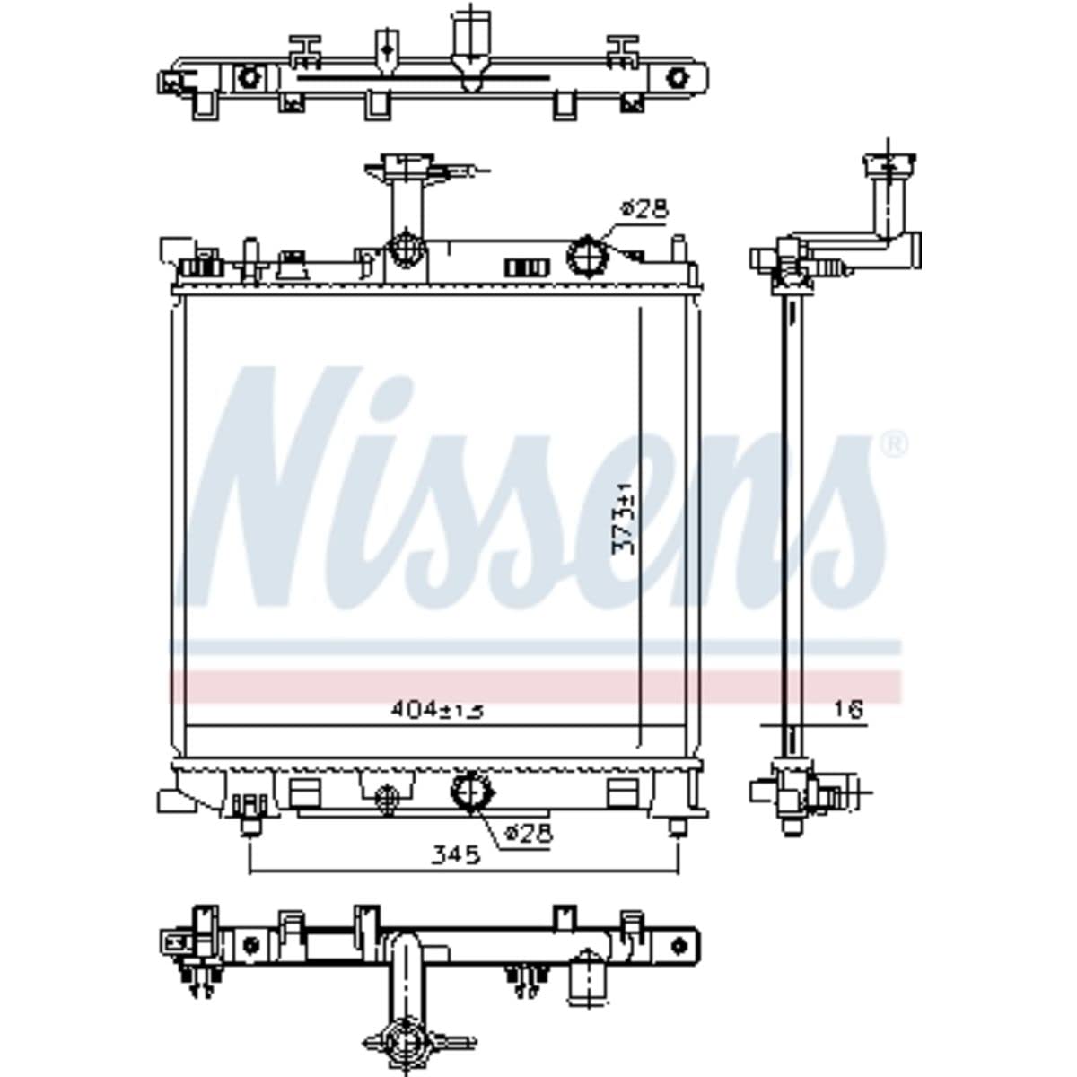 Nissens 641777 Kühlmittel des Motor Nissens 641777 Kühlmittel des Motor von Nissens