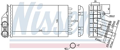 Nissens 71157 Heizungskühler Nissens 71157 Heizungskühler von Nissens