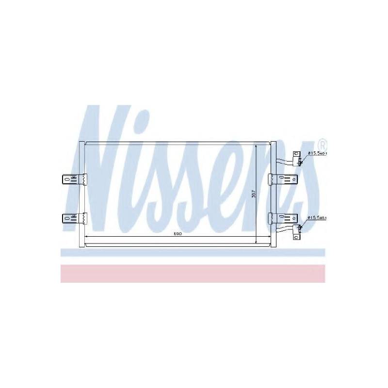 Nissens 940119 Kondensator, Klimaanlage von Nissens