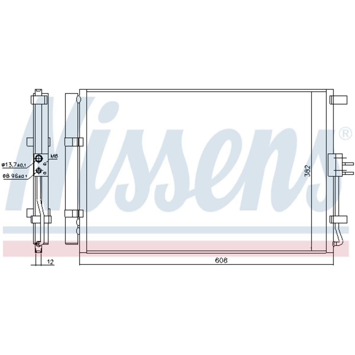 Nissens 940573 Kondensator für Klimaanlage von Nissens