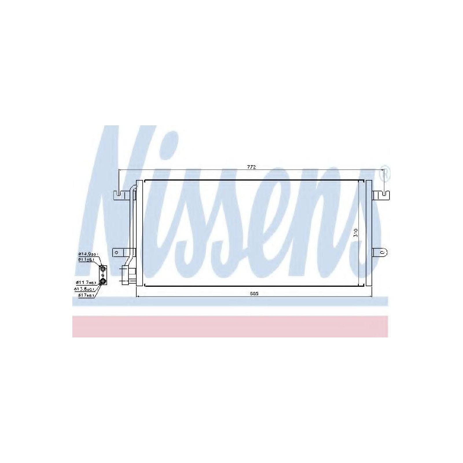 Nissens 94524 Kondensator, Klimaanlage Nissens 94524 Kondensator, Klimaanlage von Nissens