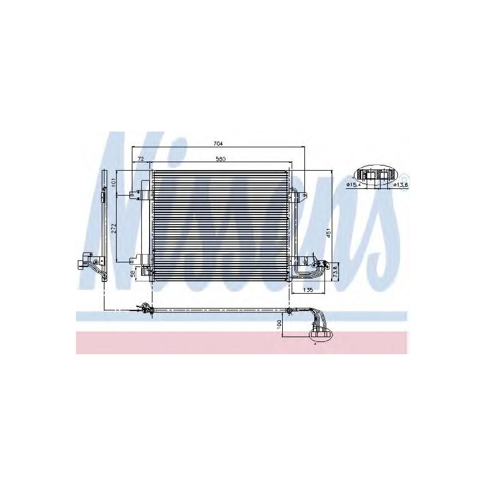 Nissens 94690 Kondensator, Klimaanlage Nissens 94690 Kondensator, Klimaanlage von Nissens