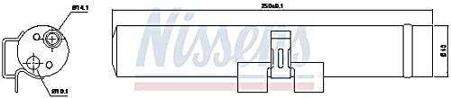 Nissens 95516 Filter deshidratante für Klimaanlage von Nissens