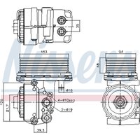 Ölkühler, Motoröl NISSENS 91327 Ölkühler, Motoröl NISSENS 91327 von Nissens
