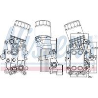 Ölkühler, Motoröl NISSENS 91311 von Nissens