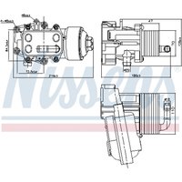 Ölkühler, Motoröl NISSENS 91315 von Nissens