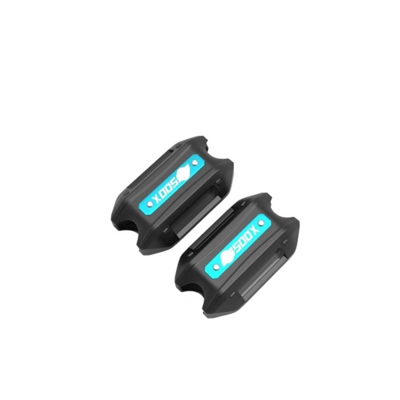 Motorrad Crash Bar Stoßstange FÜR CB500X 2013-2023 Motorrad Werkzeug Zubehör 25mm Crash Bar Stoßstange Motor Schutz Schutz Dekorative Block von Nisza