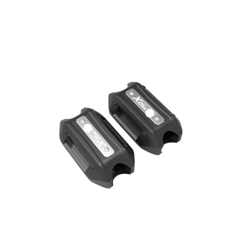 Motorrad Crash Bar Stoßstange Für NC750X NC750 X NC 750X 2017-2023 Motorrad Werkzeug Teile 25mm Crash Bar Stoßstange Motor Schutz Schutz Dekorative Block von Nisza