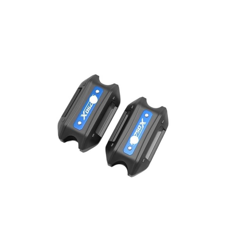 Motorrad Crash Bar Stoßstange Für NC750X NC750 X NC 750X 2017-2023 Motorrad Werkzeug Teile 25mm Crash Bar Stoßstange Motor Schutz Schutz Dekorative Block von Nisza
