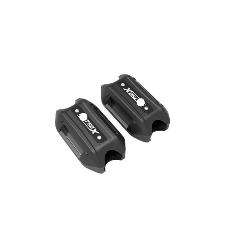 Motorrad Crash Bar Stoßstange Für NC750X NC750 X NC 750X 2017-2023 Motorrad Werkzeug Teile 25mm Crash Bar Stoßstange Motor Schutz Schutz Dekorative Block von Nisza