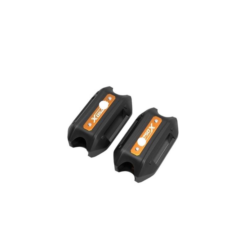 Motorrad Crash Bar Stoßstange Für NC750X NC750 X NC 750X 2017-2023 Motorrad Werkzeug Teile 25mm Crash Bar Stoßstange Motor Schutz Schutz Dekorative Block von Nisza