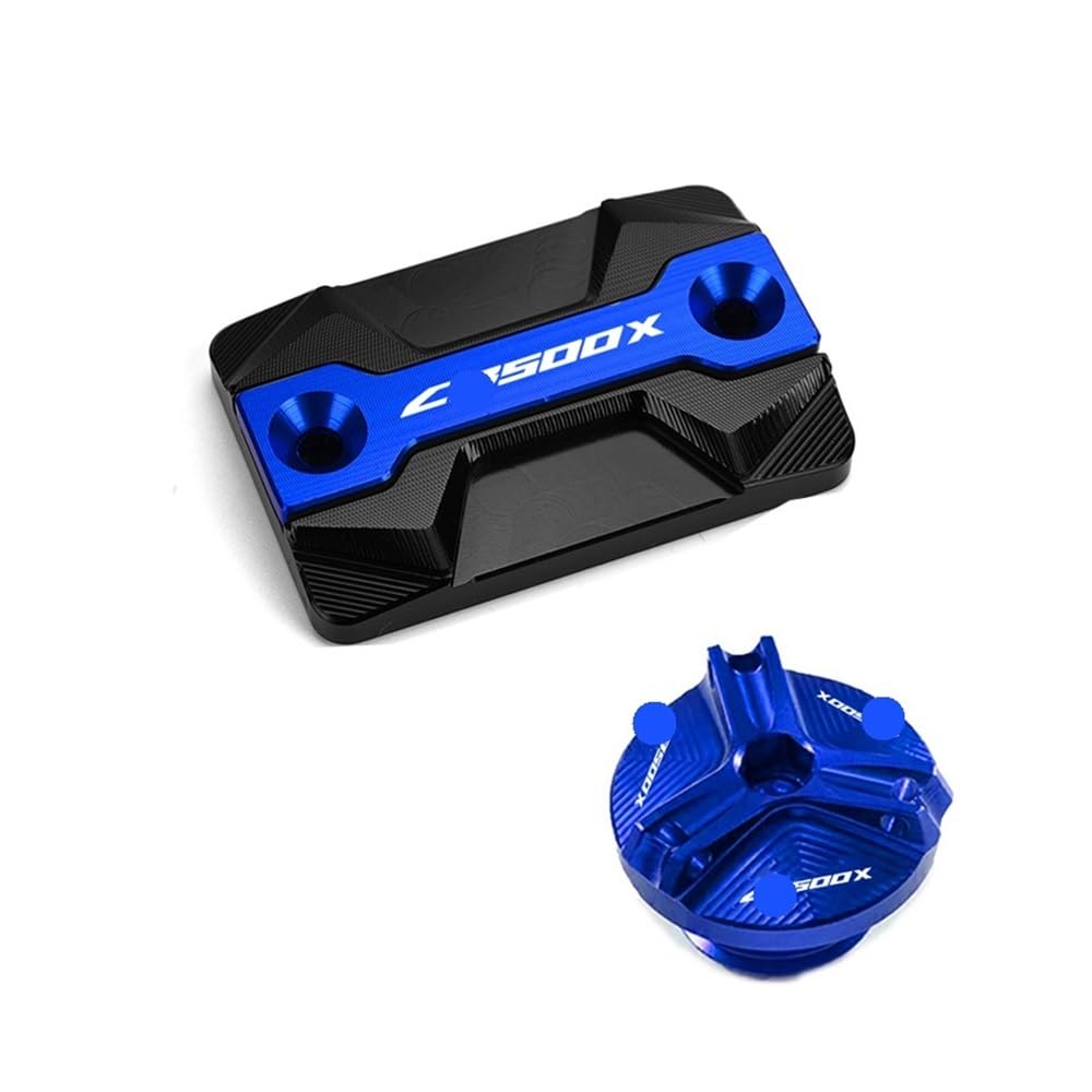 Vorratsbehälter Motorrad-Bremsflüssigkeit Für CB500X CB500 X 2021-2023 Motorradzubehör Hinten Vorne Brems Flüssigkeit Reservoir Abdeckung Motoröl Füllstoff Kappe Vorratsbehälter Motorrad-Bremsflüssigkeit Für CB500X CB500 X 2021-2023 Motorradzubehör Hinten Vorne Brems Flüssigkeit Reservoir Abdeckung Motoröl Füllstoff Kappe von Nisza