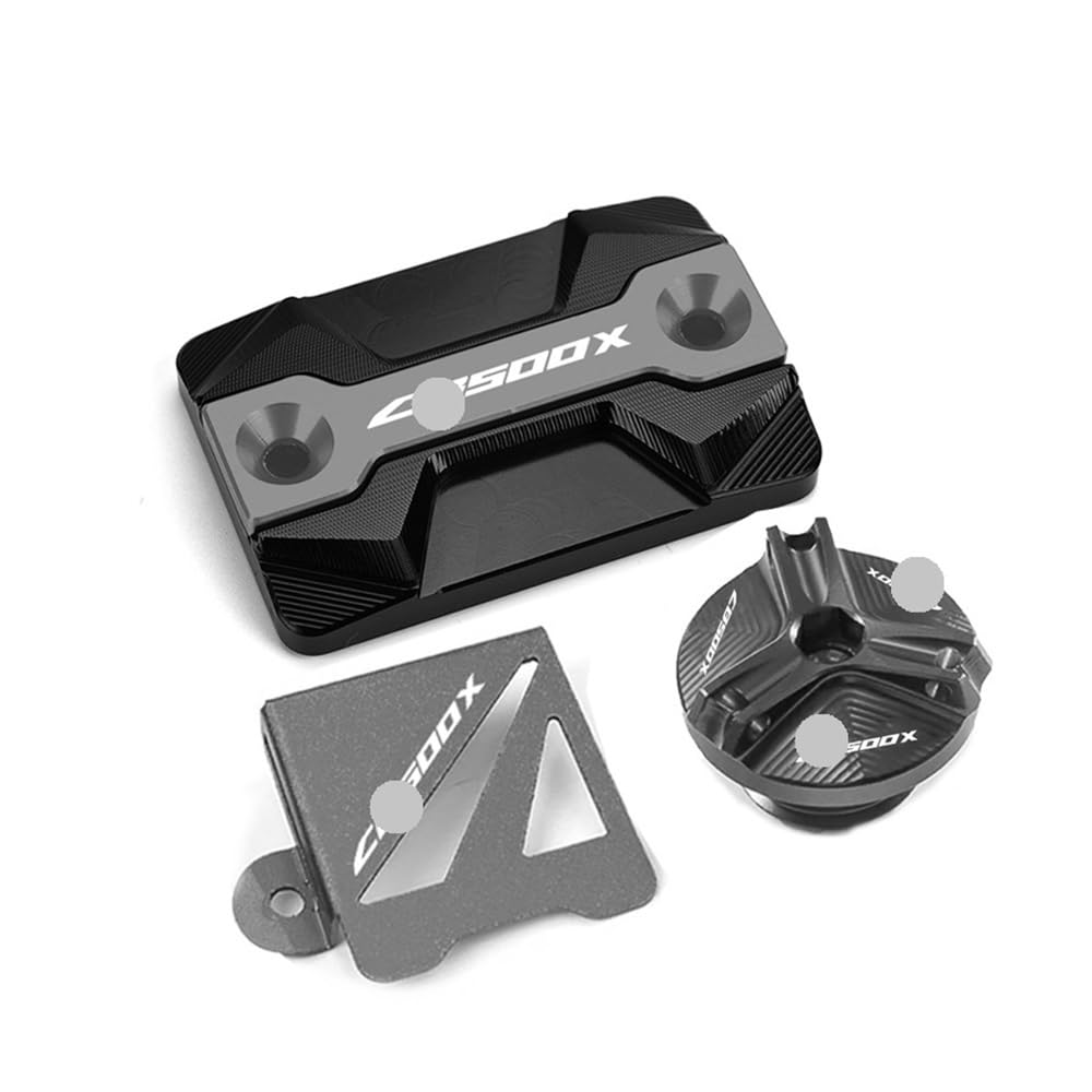 Vorratsbehälter Motorrad-Bremsflüssigkeit Für CB500X CB500 X 2021-2023 Motorradzubehör Hinten Vorne Brems Flüssigkeit Reservoir Abdeckung Motoröl Füllstoff Kappe Vorratsbehälter Motorrad-Bremsflüssigkeit Für CB500X CB500 X 2021-2023 Motorradzubehör Hinten Vorne Brems Flüssigkeit Reservoir Abdeckung Motoröl Füllstoff Kappe von Nisza