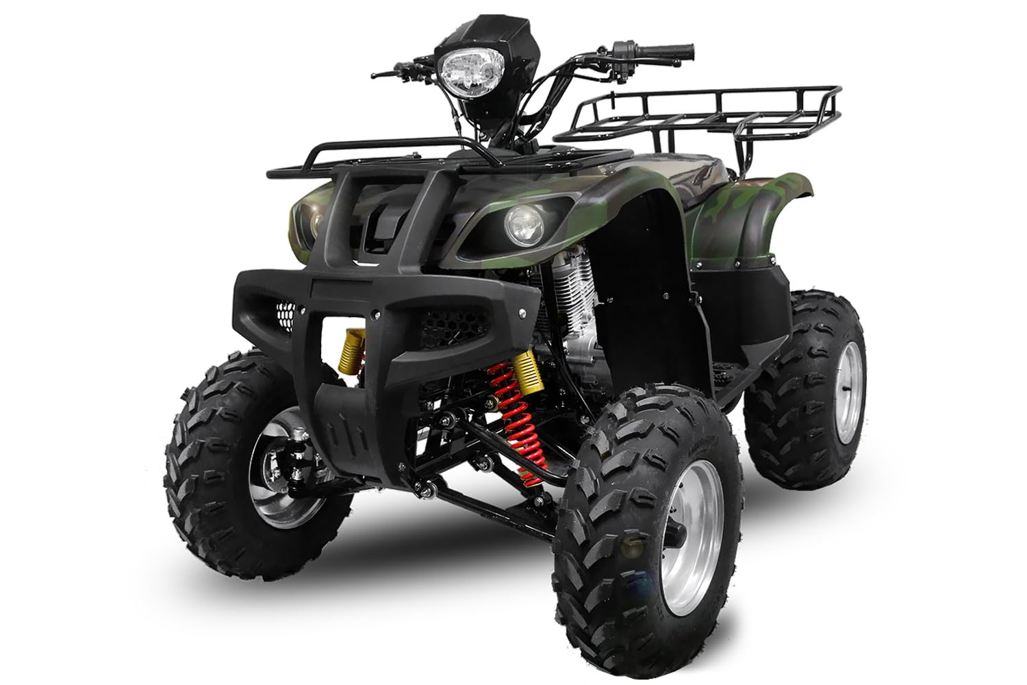 NITRO MOTORS 250cc Maxi Quad ATV AKP Hummer Offroad, Farbe:Schwarz von Nitro Motors